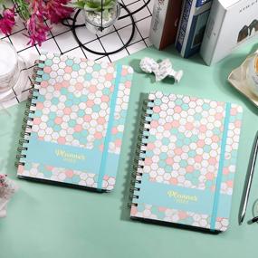 img 3 attached to Stay Organized In 2022 With Our Flexible Hardcover Planner Featuring Weekly & Monthly Tabs, Twin-Wire Binding, And An Inner Pocket - Jan To Dec