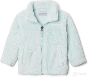 img 4 attached to 🔥 Columbia Girls' Fire Side Sherpa Full Zip: Cozy Comfort for Active Kids