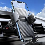 ultra stable phone holder for car vent with anti-shake vent clip - perfect car vent phone mount for iphone 13 12 11 x samsung and all smartphones logo