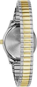 img 2 attached to Caravelle Womens Quartz Stainless Steel Women's Watches : Wrist Watches