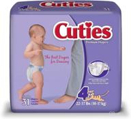cuties premium baby diapers size diapering logo