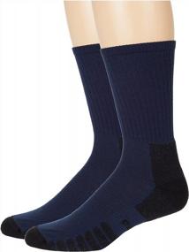 img 1 attached to Path Cool Crew Socks By Eurosock - 2-Pack For Comfortable Trekking