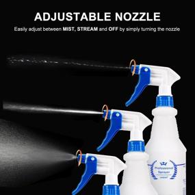 img 2 attached to Get Your All-Purpose Cleaning Solution With Bealee'S 24 Oz Plastic Spray Bottles - 2 Pack