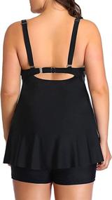 img 3 attached to Women's Clothing - Yonique Tankini Swimwear for Stylish Swimsuits & Cover Ups