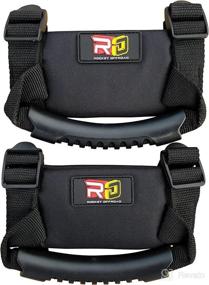 img 1 attached to 🚀 Rocket Offroad RO-20161 Black UTV Hand Hold (Set of 2)