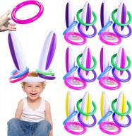 get ready for easter fun with 30-piece bunny ears and ring toss game set! logo