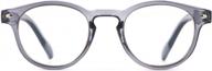 taylor frame reading glasses with speidel blue light blocking, scratch resistant, and uv lens - available in multiple colors and power options logo