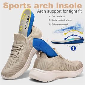 img 3 attached to Kaopabolo Sneakers Support Fashion Mesh Comfortable Women's Shoes ~ Athletic