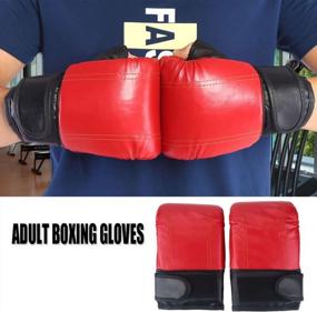 img 2 attached to Professional Kickboxing Gloves For Men And Women - Rehomy Muay Thai Sparring Training Gloves, Ideal For Fighting And Fitness