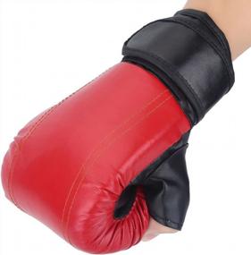 img 1 attached to Professional Kickboxing Gloves For Men And Women - Rehomy Muay Thai Sparring Training Gloves, Ideal For Fighting And Fitness