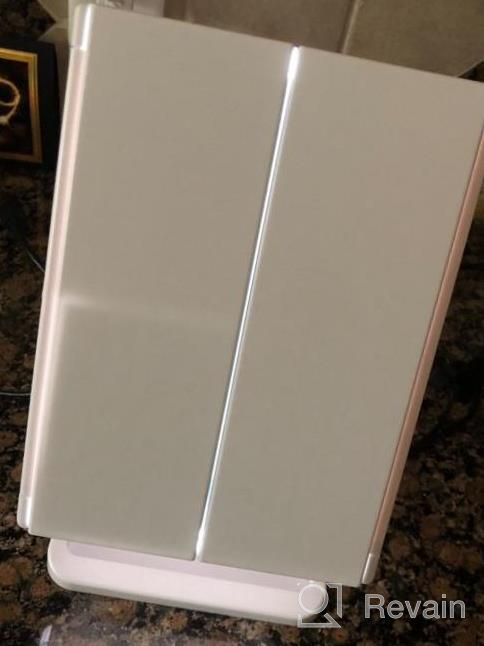 img 1 attached to 38 LED Lighted Vanity Makeup Mirror W/ Tri-Fold, 2X/3X/10X Magnification & Touch Screen Lighting Control - 180° Free Rotation & Dual Power Supply review by Kim Marshall