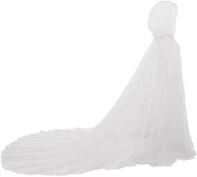 img 4 attached to Womens Wedding Dress Tulle Elven Women's Clothing at Dresses