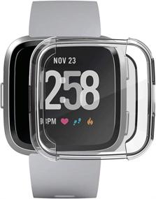 img 1 attached to 📱 Pack of 3 Fitbit Versa Compatible Screen Protectors