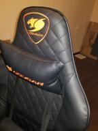 img 2 attached to Gaming chair COUGAR Armor One, on wheels, eco leather, black/orange [cu-armone] review by Bogdan Andreev ᠌