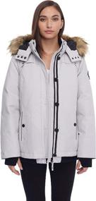 img 3 attached to Alpine North Womens Bomber Silver Women's Clothing ~ Coats, Jackets & Vests