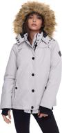 alpine north womens bomber silver women's clothing ~ coats, jackets & vests логотип