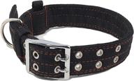 🐶 ircor heavy duty tactical dog collar for large pitbull breeds - 1.5 inch wide nylon collar logo