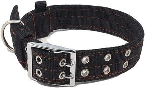 img 4 attached to 🐶 IRCOR Heavy Duty Tactical Dog Collar for Large Pitbull Breeds - 1.5 inch Wide Nylon Collar