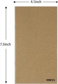 img 1 attached to Set Of 3 Traveler'S Notebook Inserts - Lined, Blank, And Craft Paper Refills For Leather Journals - 240 Pages, 7.5 X 4.1 Inches