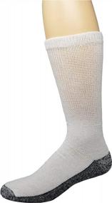 img 1 attached to Non-Binding Cotton Crew Diabetic Socks For Men And Women - Pack Of 6
