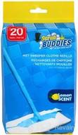 🧹 20 pack scrub buddies wet sweeper cloth refills for efficient cleaning logo