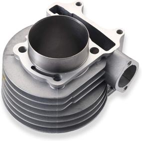 img 2 attached to 🚀 High-performance CLEO GY6 180cc Cylinder Head Kit with 61mm Big Bore and 69mm Valves, ideal for 152QMI 157QMJ Scooters, Mopeds, ATVs, Go Karts, and Quads