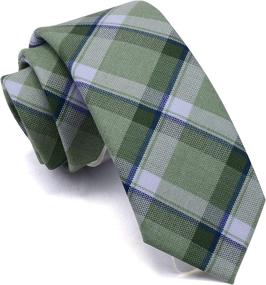 img 4 attached to 👔 GUSLESON Striped Wedding Neckties 0910 11: Stylish Men's Accessories for Ties, Cummerbunds & Pocket Squares