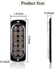 img 3 attached to Warning Emergency Caution Surface Motorcycle Lights & Lighting Accessories via Warning & Emergency Lights