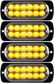 img 4 attached to Warning Emergency Caution Surface Motorcycle Lights & Lighting Accessories via Warning & Emergency Lights