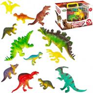toysery mini dinosaur toys for kids - best indoor & outdoor games, realistic educational plastic dinosaurs ages 3+ логотип