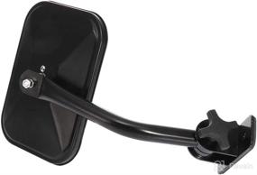 img 1 attached to 🚙 OCPTY Black Exterior Mirrors for Jeep Wrangler - Non-Heated Side Mirrors 1997-2017