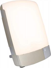 img 4 attached to Carex Health Brands Sunlite Bright Light Therapy Lamp, Silver