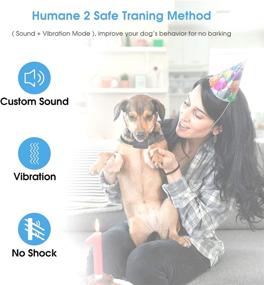 img 2 attached to Smart Progressive Barking Control Collar | Dr.Trainer B1/B1Pro with Smartphone & Watch APP | No Shock Anti Barking Collar for Small Medium Large Dogs | Includes Barking Report