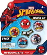 spiderman superballs giveaways birthday supplies logo