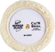 🧽 meguiar's w4000 cut and shine 8-inch wool buffing pad logo