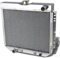 dna motoring ra fm69v8 3 aluminum radiator logo