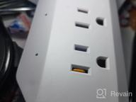 img 1 attached to Smart Surge Protector Cord Extender With Alexa & Google Assistant - Geeni Surge 4-Outlet, 2 USB, 3 Feet. review by Jay Williamson