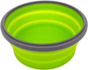 img 1 attached to 🥗 CARTINTS Green Collapsible Food Storage Containers: 4 Piece Set with Lids, Silicone Lunch Containers, Microwave and Freezer Safe