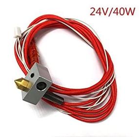 img 2 attached to HICTOP Assembled Extruder Hot End For RepRap 3D Printer - 1.75Mm Filament, 0.4Mm Nozzle, 12V 40W Heater & NTC Thermistor Hotend