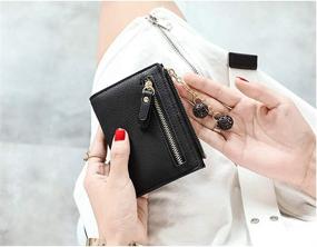 img 3 attached to Stylish Bifold Leather Wallet for Women - Compact Handbags & Wallets at Wallets