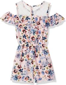 img 1 attached to Bonnie Jean Girls Little Romper Girls' Clothing ~ Jumpsuits & Rompers