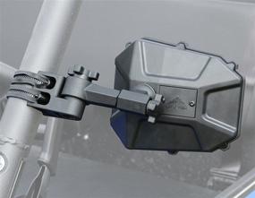 img 1 attached to Enhanced UTVMIR-ES1 Elite UTV Deluxe Single Side Mirror with Dual Axis Breakaway by ATV Tek