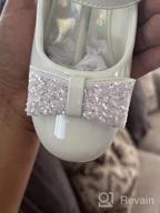 img 1 attached to Stelle Girls Mary Jane Shoes: Elegant Low Heel Party Dress Shoes for Kids review by Margaret Ford