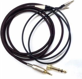 img 2 attached to NEW NEOMUSICIA Replacement Cable Compatible Hifiman HE400S, HE-400I, HE-400I（2.5Mm Plug Version）, HE560, HE-350, HE1000, HE1000 V2 Headphone 3.5Mm And 6.35Mm To Dual 2.5Mm Jack Male Cord 1.5M/4.9Ft