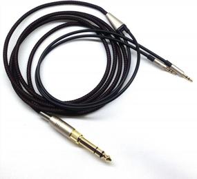 img 4 attached to NEW NEOMUSICIA Replacement Cable Compatible Hifiman HE400S, HE-400I, HE-400I（2.5Mm Plug Version）, HE560, HE-350, HE1000, HE1000 V2 Headphone 3.5Mm And 6.35Mm To Dual 2.5Mm Jack Male Cord 1.5M/4.9Ft