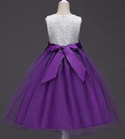 img 2 attached to Horcute Pageant Floral Special Occasion Girls' Dresses: Chic Clothing for Unforgettable Celebrations