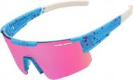 uv400 polarized sport sunglasses for men and women - ideal for cycling, baseball, biking, and fishing - xiyalai sports glasses logo