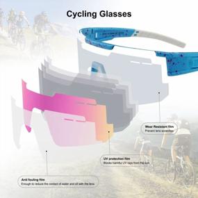 img 3 attached to UV400 Polarized Sport Sunglasses For Men And Women - Ideal For Cycling, Baseball, Biking, And Fishing - Xiyalai Sports Glasses