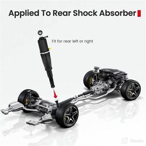 img 2 attached to 🚗 VIGOR 2Pcs Rear Air Strut Absorber for GMC Yukon 1500, Cadillac Escalade, Avalanche, Avalanche 1500, Suburban 1500, Tahoe - Car Air Spring Shock with OEM Replace Number 25979394