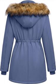 img 1 attached to Икона зимнего стиля: женская куртка-парка Beyove со съемным капюшоном и подкладкой из искусственного меха - Сохраняйте тепло и шик